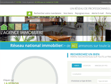 Tablet Screenshot of l-agence-immobiliere.fr